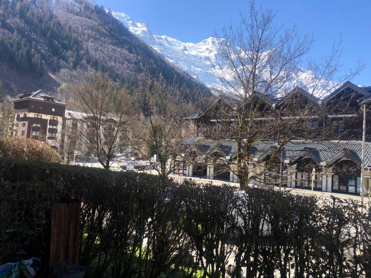 Chamonix 27 - Au Centre Vue Mont Blanc Et Jardin Appartement Buitenkant foto